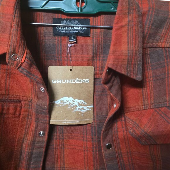 New Men's Grundens Dispatch Flannel - Picture 2 of 5
